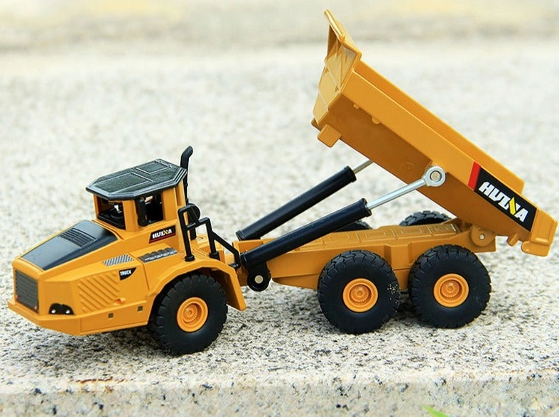 Huina 1712: Mini Monster Dump Truck! Ready to Haul Anything! Diecast Alloy Fun for Ages 8+